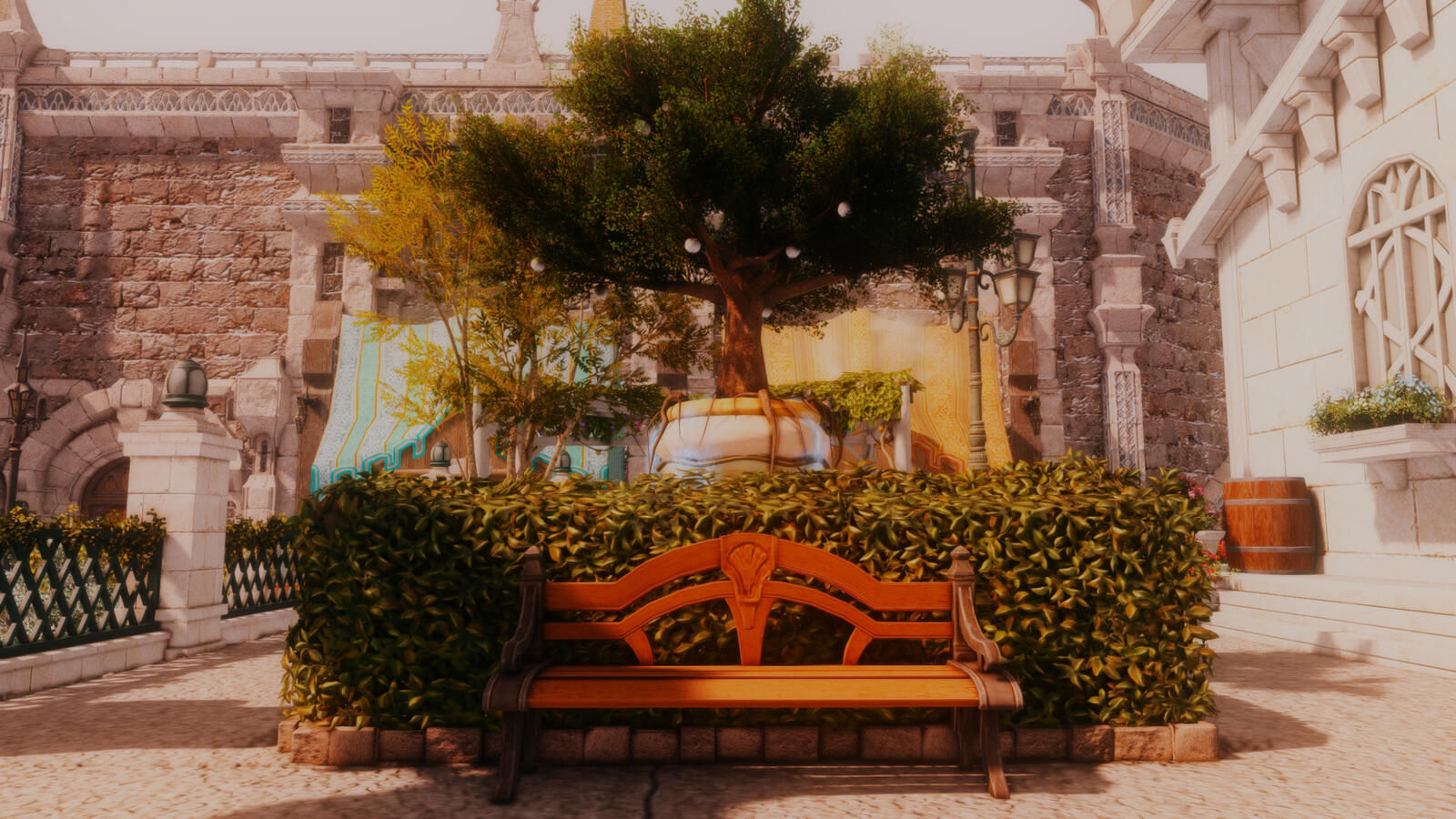 Set #008 - Park Bench (Golden Hour)